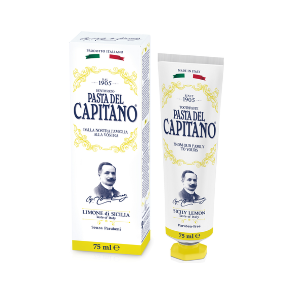 Pasta Del Capitano - Sicily Lemon Toothpaste 75ml - Medaid