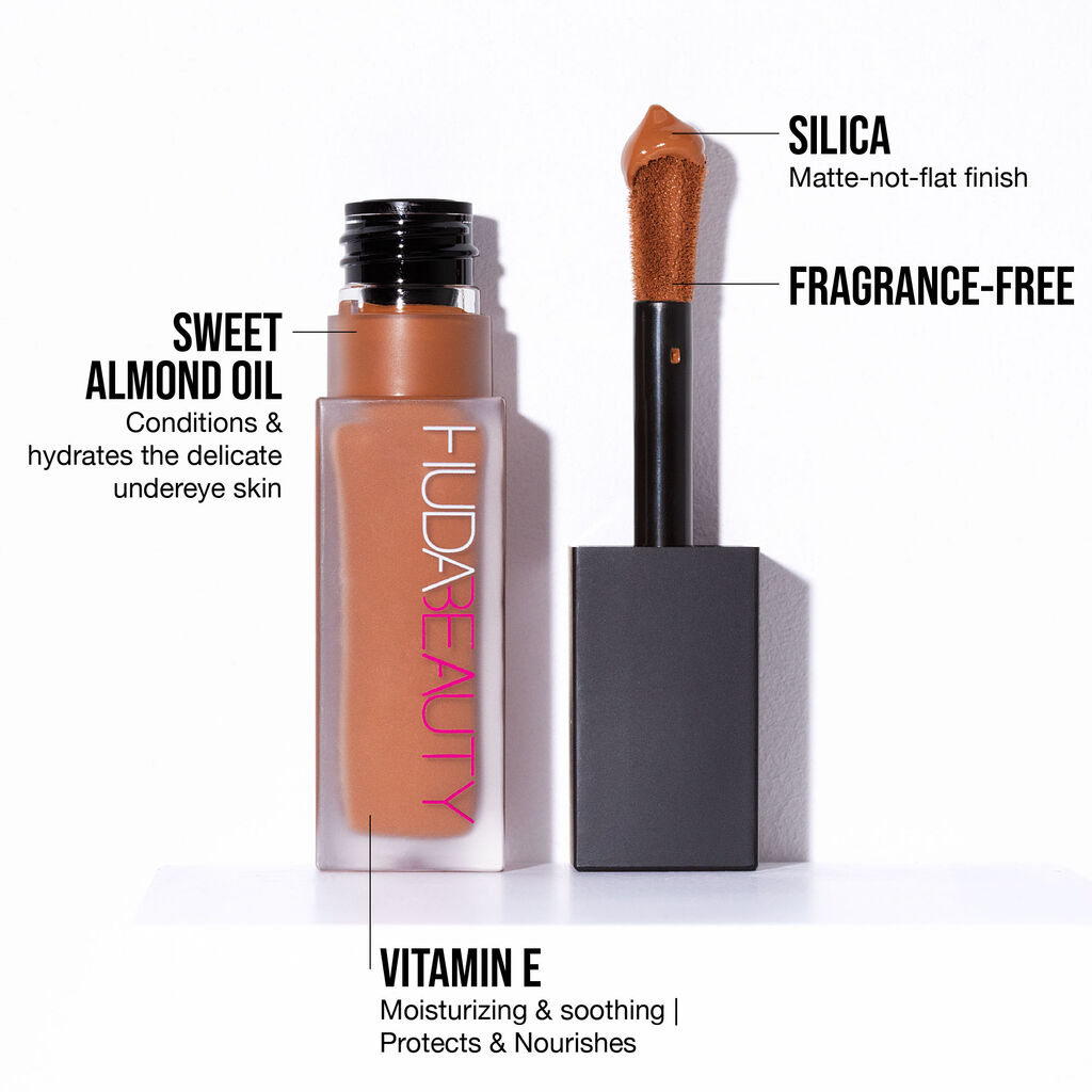 HUDA BEAUTY #FAUXFILTER LUMINOUS MATTE BUILDABLE COVERAGE CREASE PROOF CONCEALER (Royal Icing) - Medaid - Lebanon