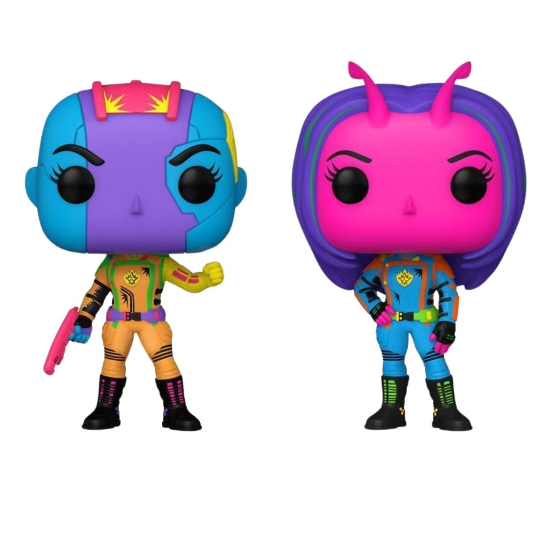 Funko Pop Guardians of the Galaxy Nebula & Mantis Blacklight - Medaid International