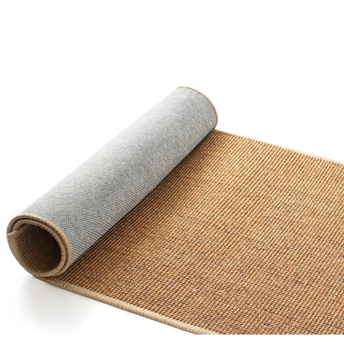 180 CM X 60 CM Handcrafted Woven Natural Fibers Jute Rug Kitchen Runner Mat with Non Slip Backing Runner Rugs for Bedroom Living Room Entrance Beige - Medaid
