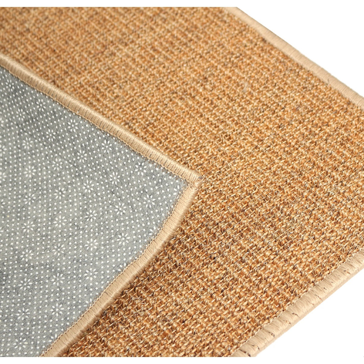 180 CM X 60 CM Handcrafted Woven Natural Fibers Jute Rug Kitchen Runner Mat with Non Slip Backing Runner Rugs for Bedroom Living Room Entrance Beige - Medaid