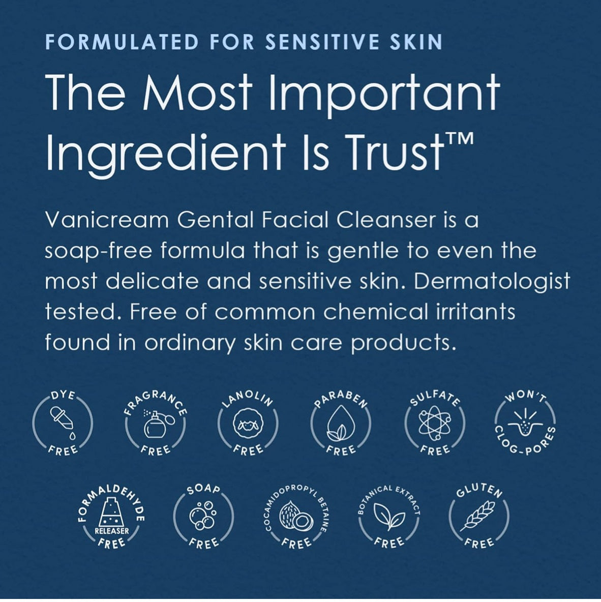 Vanicream Moisturizing Skin Cream Tube for Sensitive Skin, Soothes Red, Irritated, ed or Itchy Skin, Dye Free, Fragrance Free, Preservative Free, Dermatologist d, 2 Ounce (Pack of 1) - Medaid