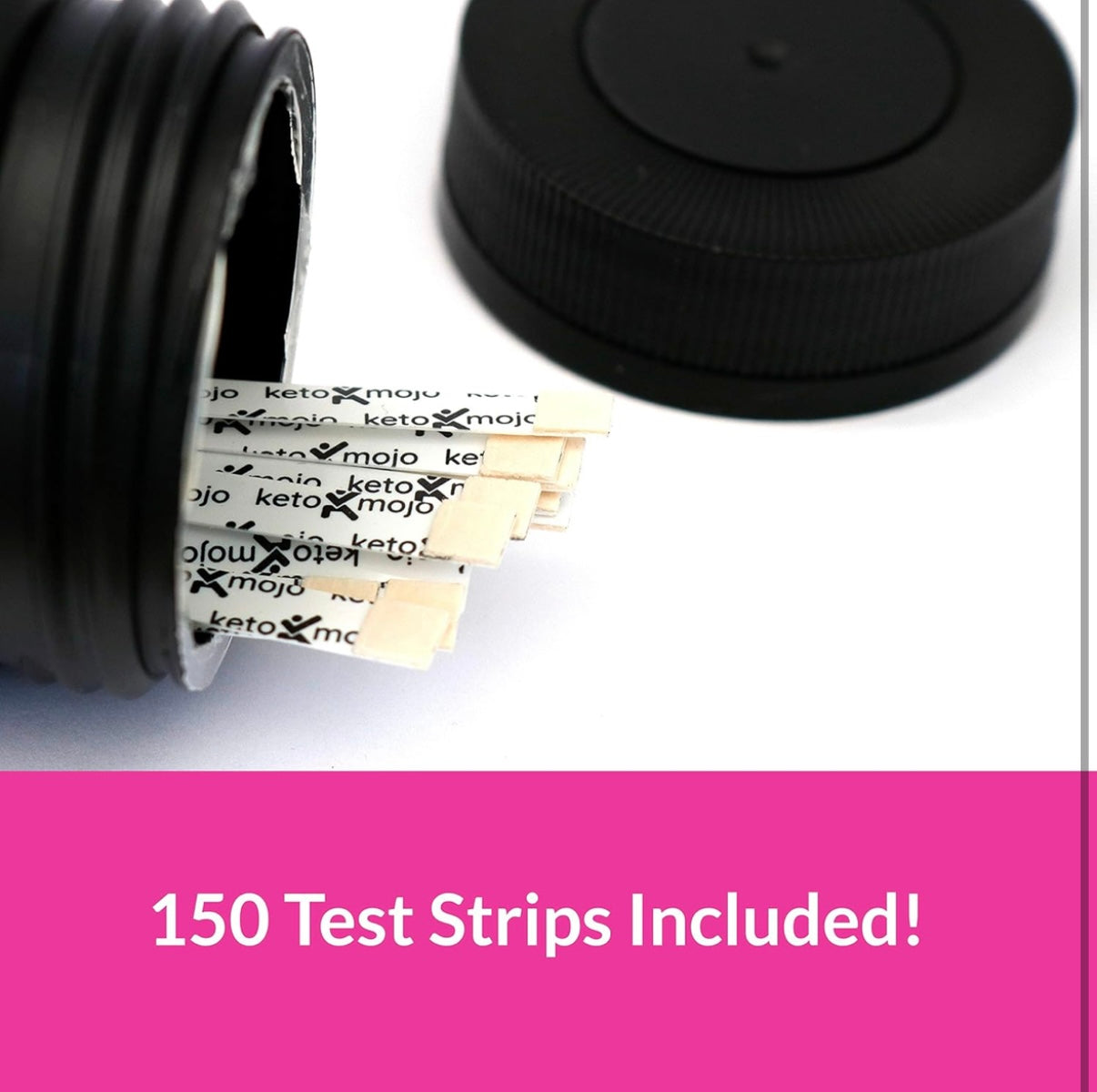 150 Ketone Test Strips with Free Keto Guide eBook & Free APP. Urine Test for Ketosis on Ketogenic & Low-Carb Diets. Extra-Long Strips. - Medaid