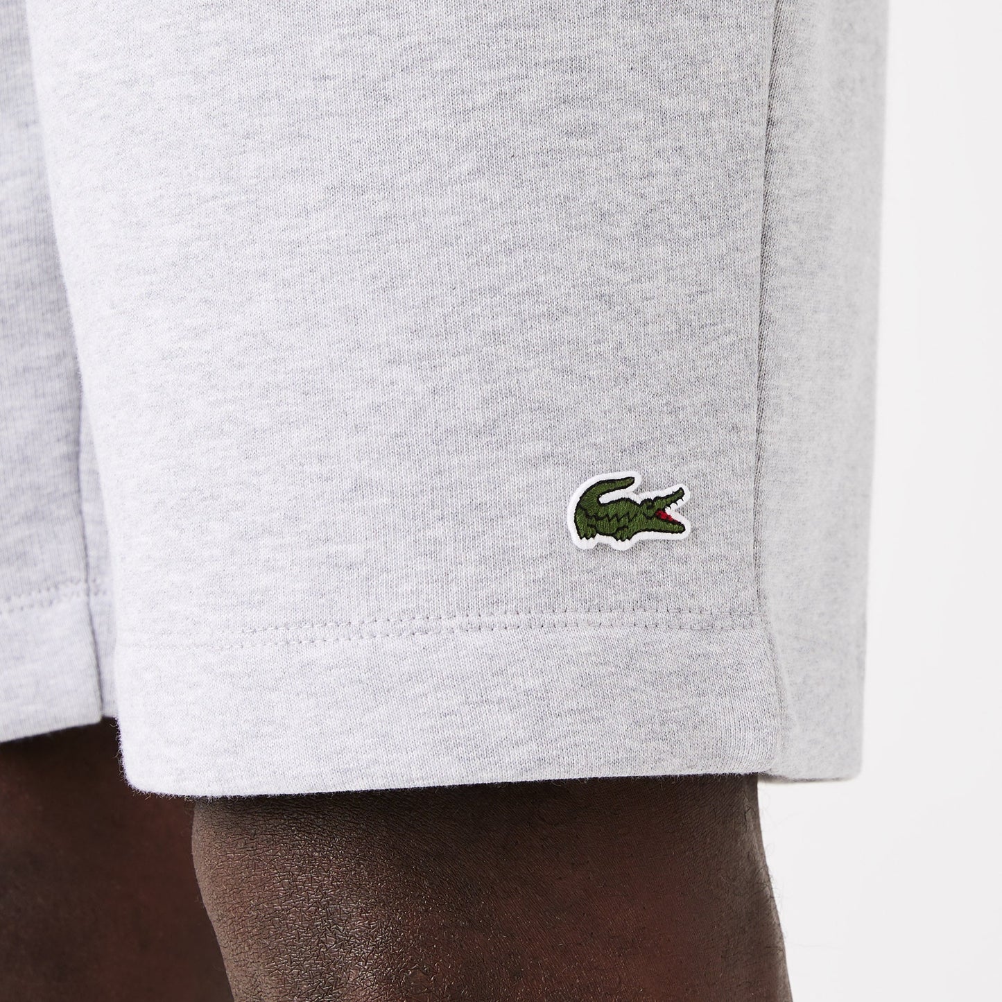 Men's Lacoste Organic Brushed Cotton Fleece Jogger Shorts - GH9627 - Medaid International