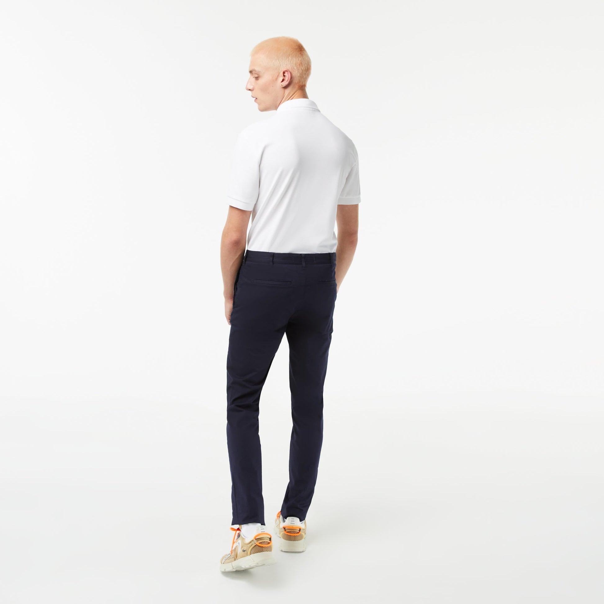Men's Slim Fit Stretch Cotton Chino Trousers - HH7970 - Medaid International