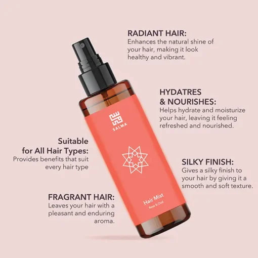 Revitalizing Hair Mist Rose and Oud - Medaid