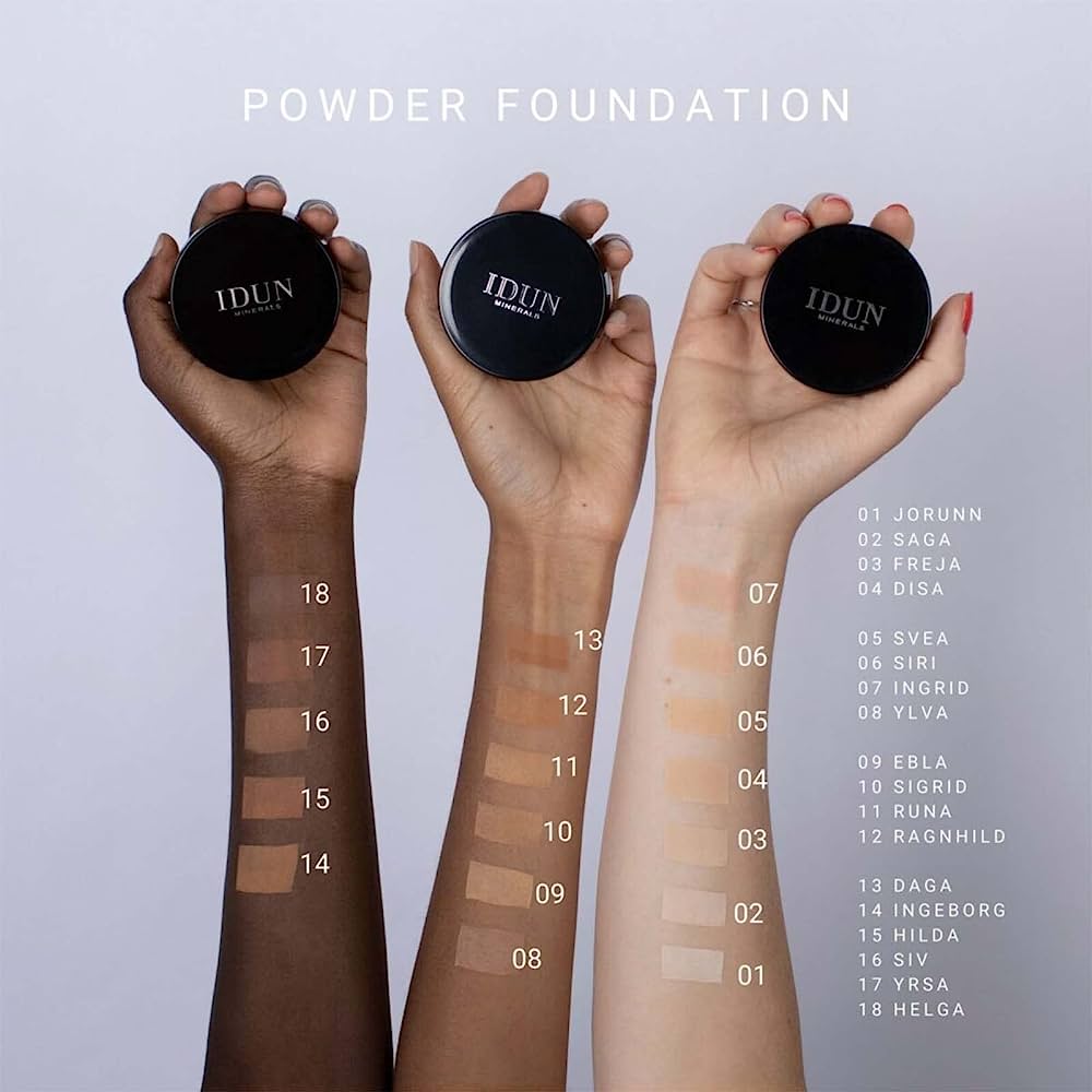 IDUN MINERALS - Mineral Powder Foundation SPF 15 - Medaid