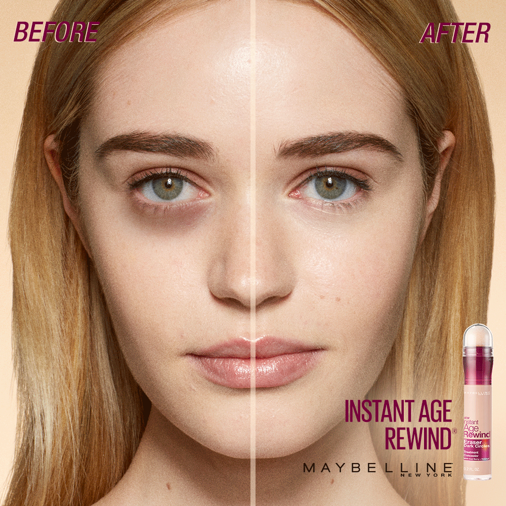 Maybelline New York Instant Age Rewind Eraser Dark circles treatment, Multi-Use Concealer - Medaid