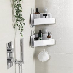 Joseph Joseph EasyStore 2-piece Corner Shower Shelf Set - Medaid