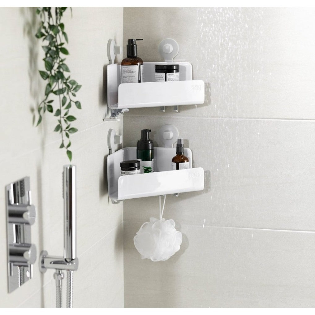 Joseph Joseph EasyStore 2-piece Corner Shower Shelf Set - Medaid