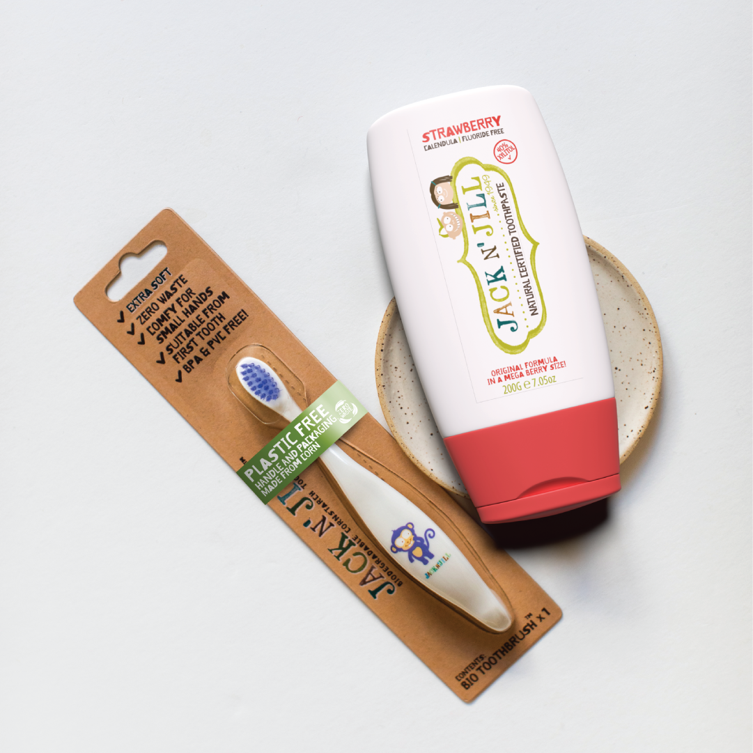 Jack N'Jill natural toothpaste Strawberry 200g - Medaid - Lebanon