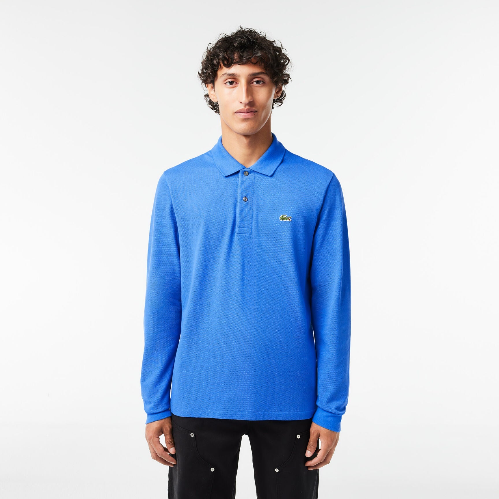 Classic Fit Long Sleeved L.12.12 Polo Shirt - Medaid International
