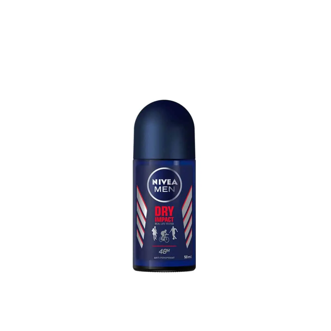 Nivea Men Dry Impact Roll-On Deodorant 50ml - Medaid