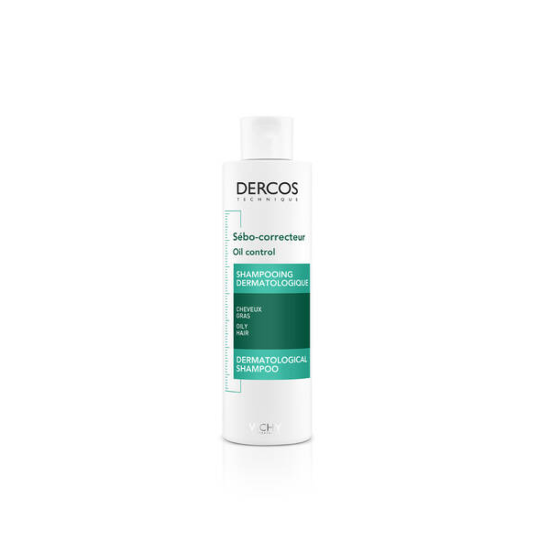 Vichy Dercos Oil Correct Shampoo For Oily Hair 200ml - Medaid