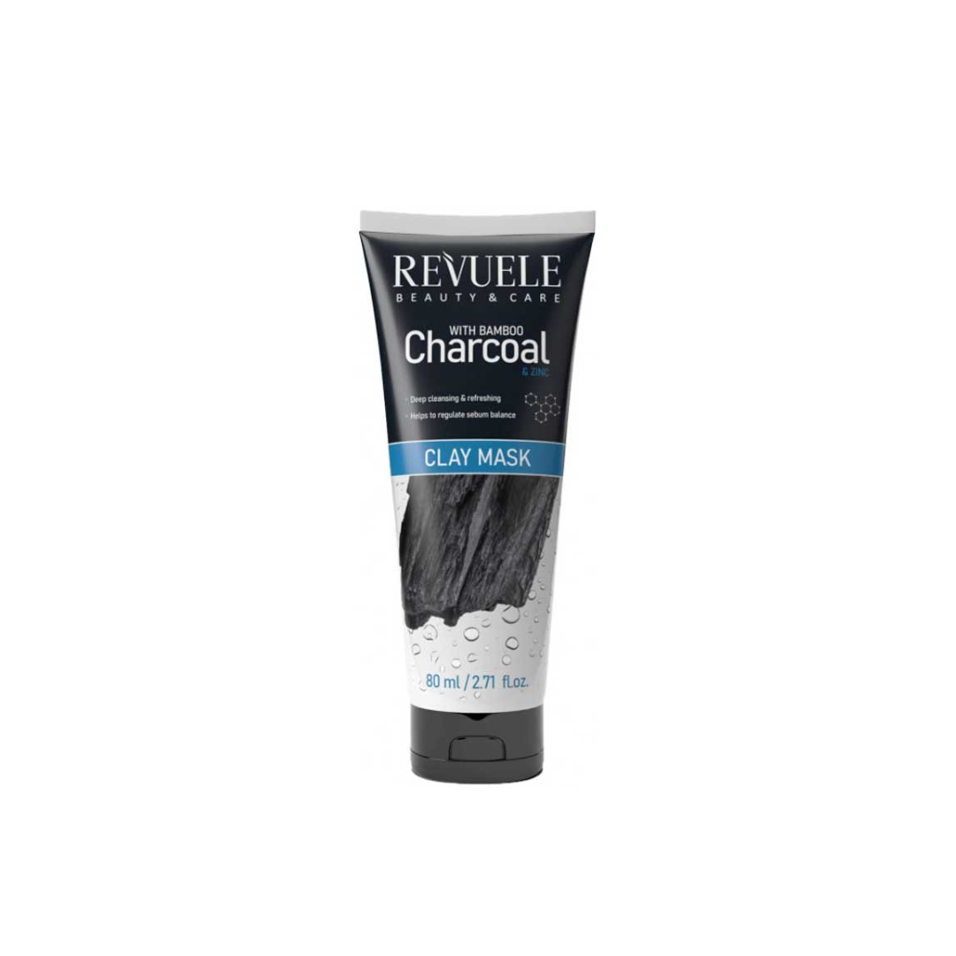 Revuele Clay Mask With Bamboo Charcoal 80ml - Medaid