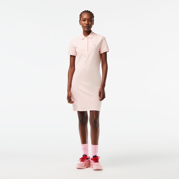 Women's Stretch Cotton Piqué Polo Dress - EF5473 - Medaid International