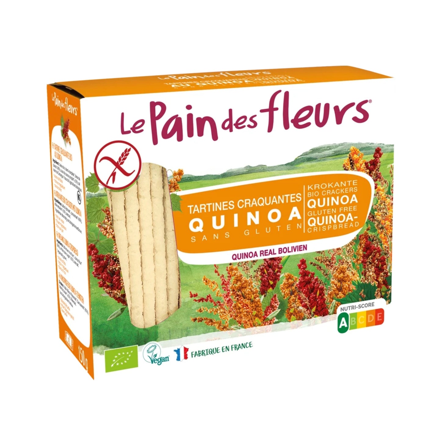 Organic Gluten Free Quinoa Crispbread (Best Before 28/03/2025)