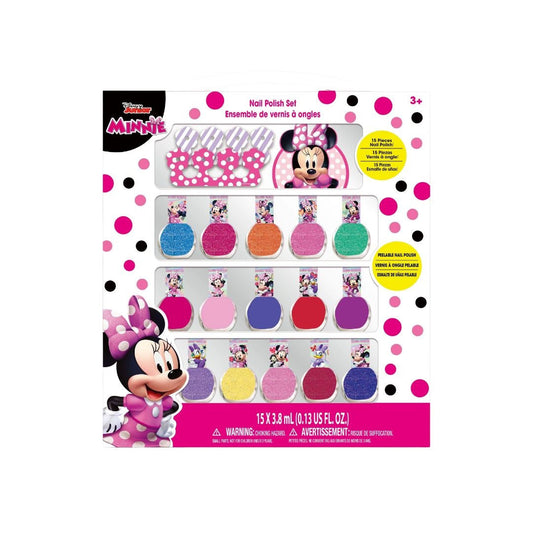 Disney Minnie Mouse Non-Toxic Peel Off Nail Polish Set - Medaid International