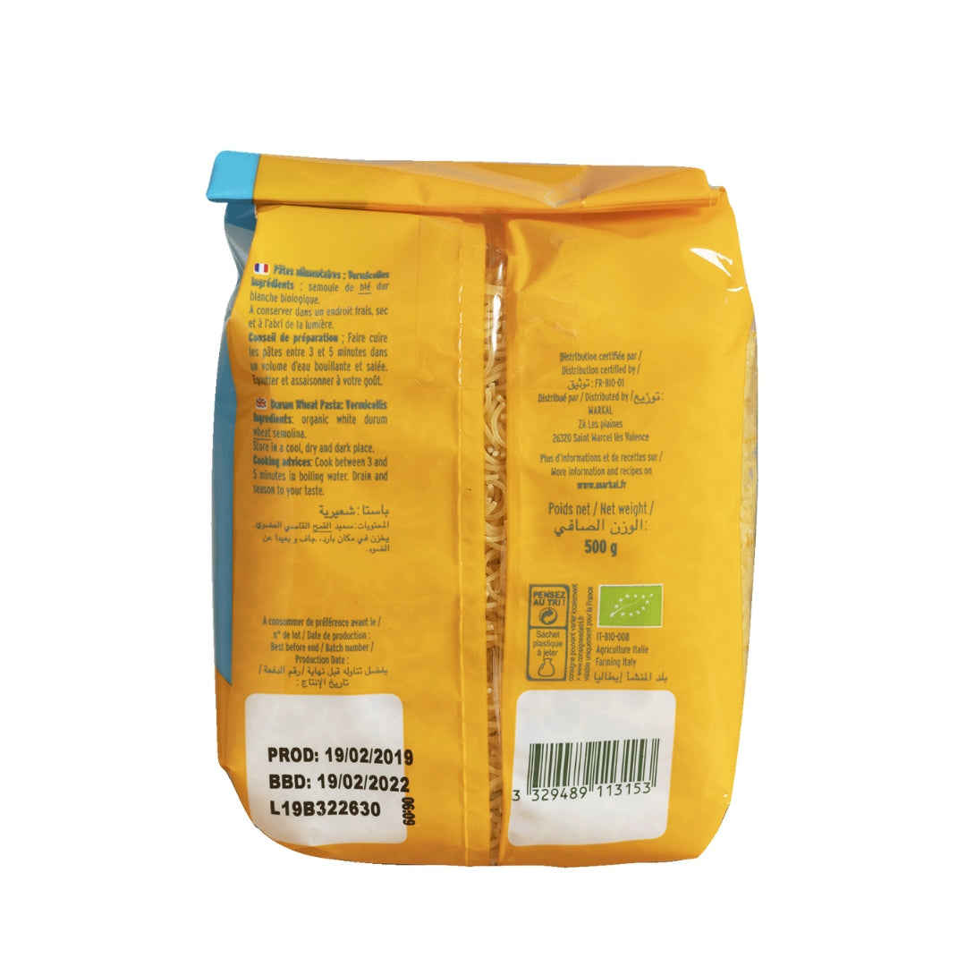 Organic Vermicelli Pasta - Medaid