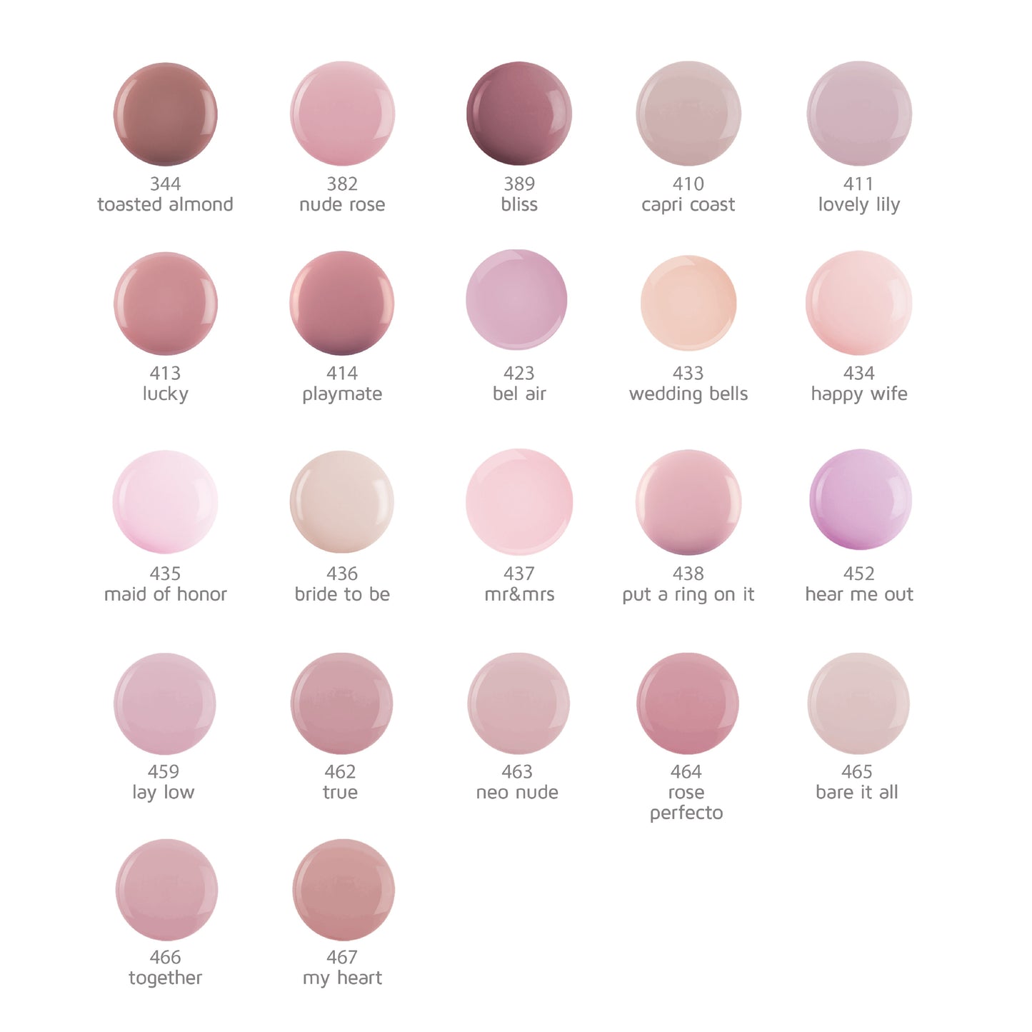 Dali Cosmetics Nail Polish - Nudes - Medaid