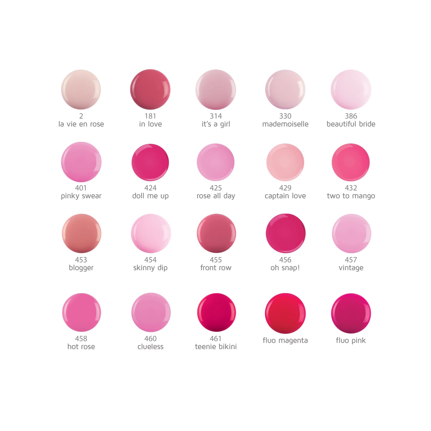 Dali Cosmetics Nail Polish - Pinks - Medaid