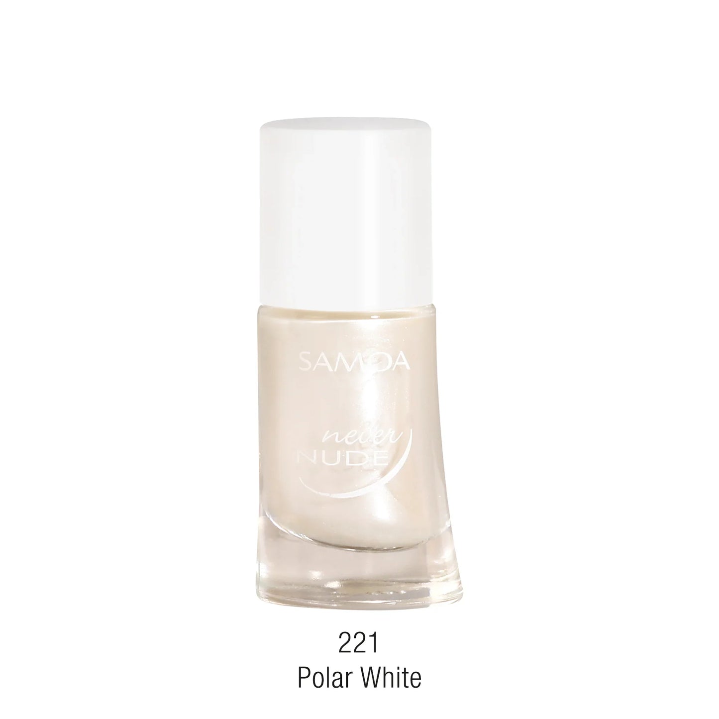 Samoa Never Nude Nail Polish - Polar White - Medaid