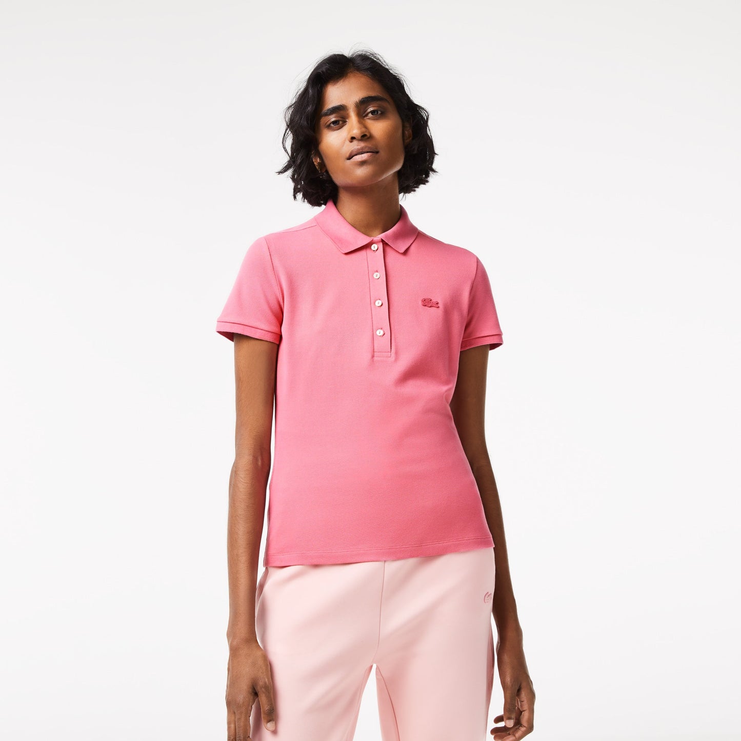 L.12.D Slim Fit Stretch Mini Piqué Polo Shirt - PF5462 - Medaid International