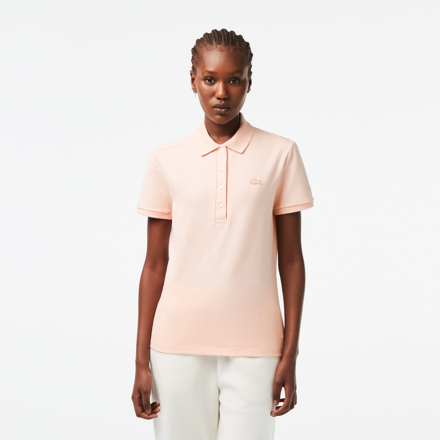 L.12.D Slim Fit Stretch Mini Piqué Polo Shirt - PF5462 - Medaid International