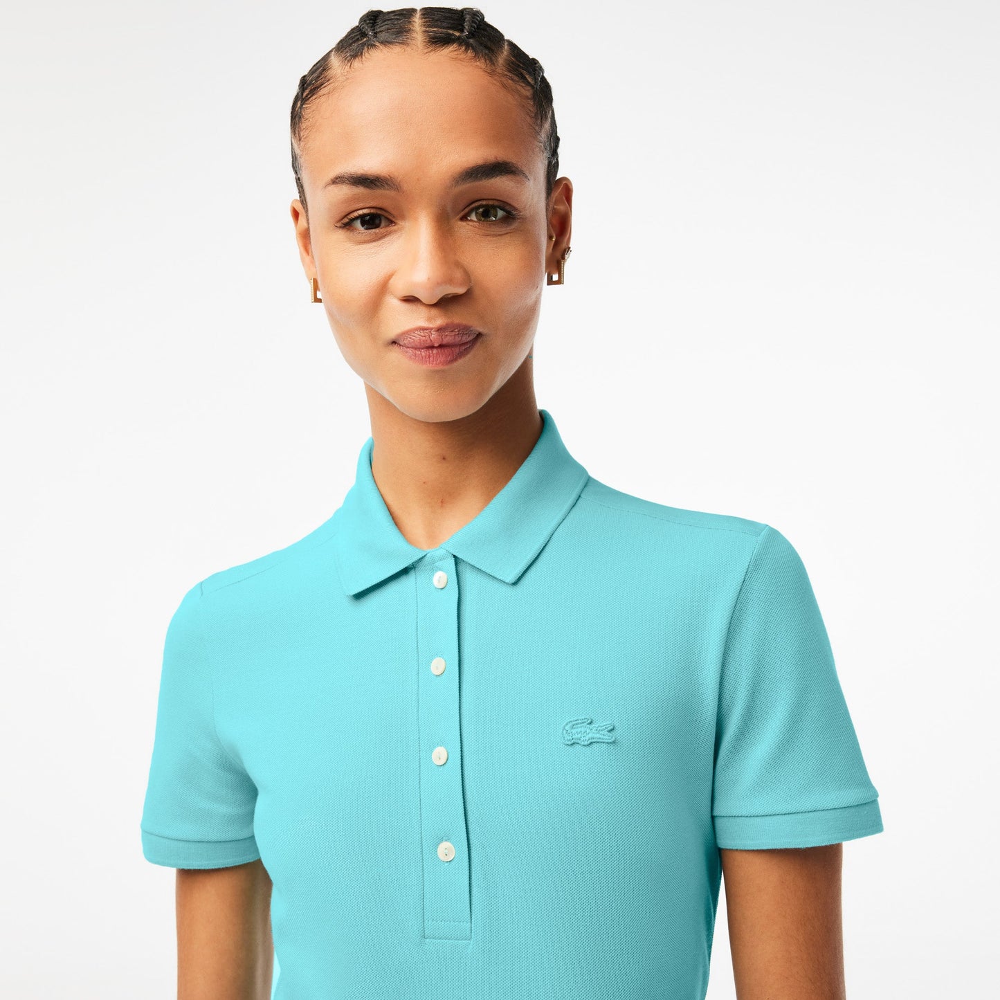 L.12.D Slim Fit Stretch Mini Piqué Polo Shirt - PF5462 - Medaid International