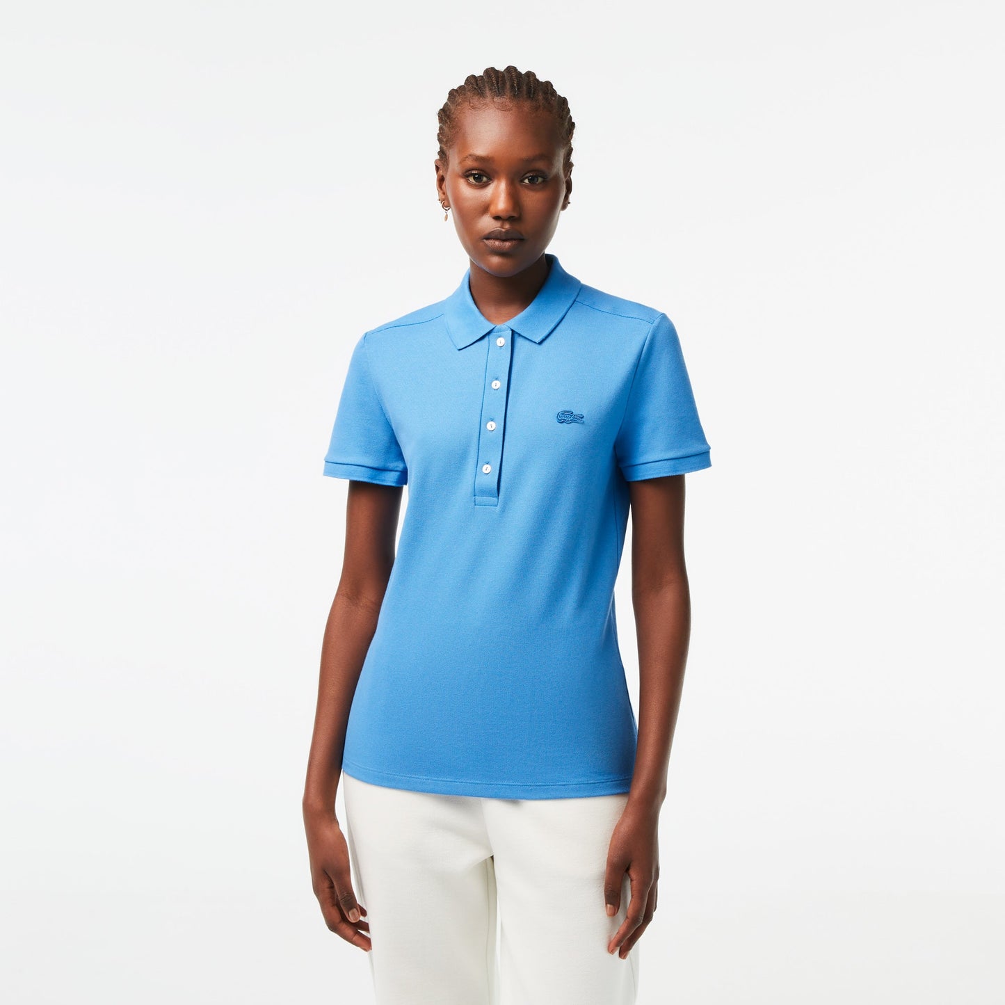 L.12.D Slim Fit Stretch Mini Piqué Polo Shirt - PF5462 - Medaid International