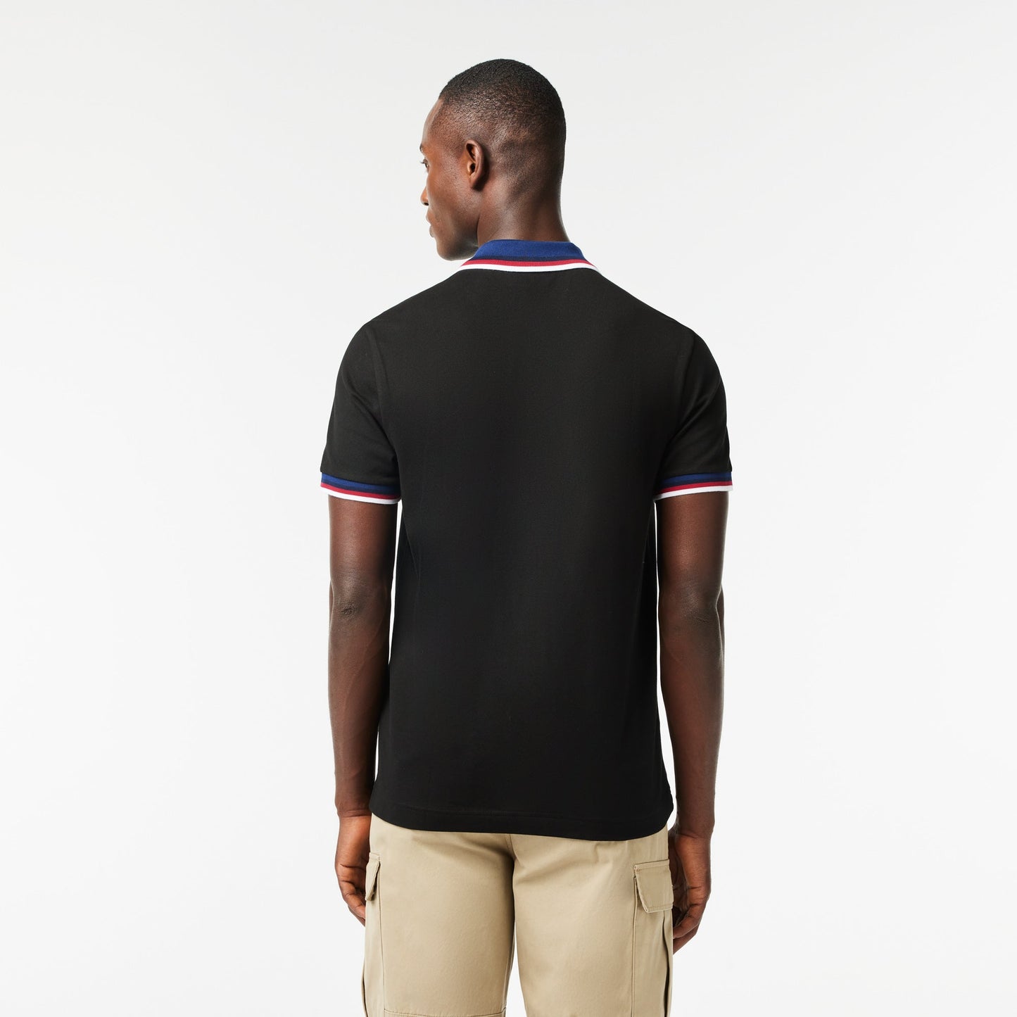 Regular Fit Stretch Cotton Piqué Contrast Collar Polo Shirt - PH3461 - Medaid International