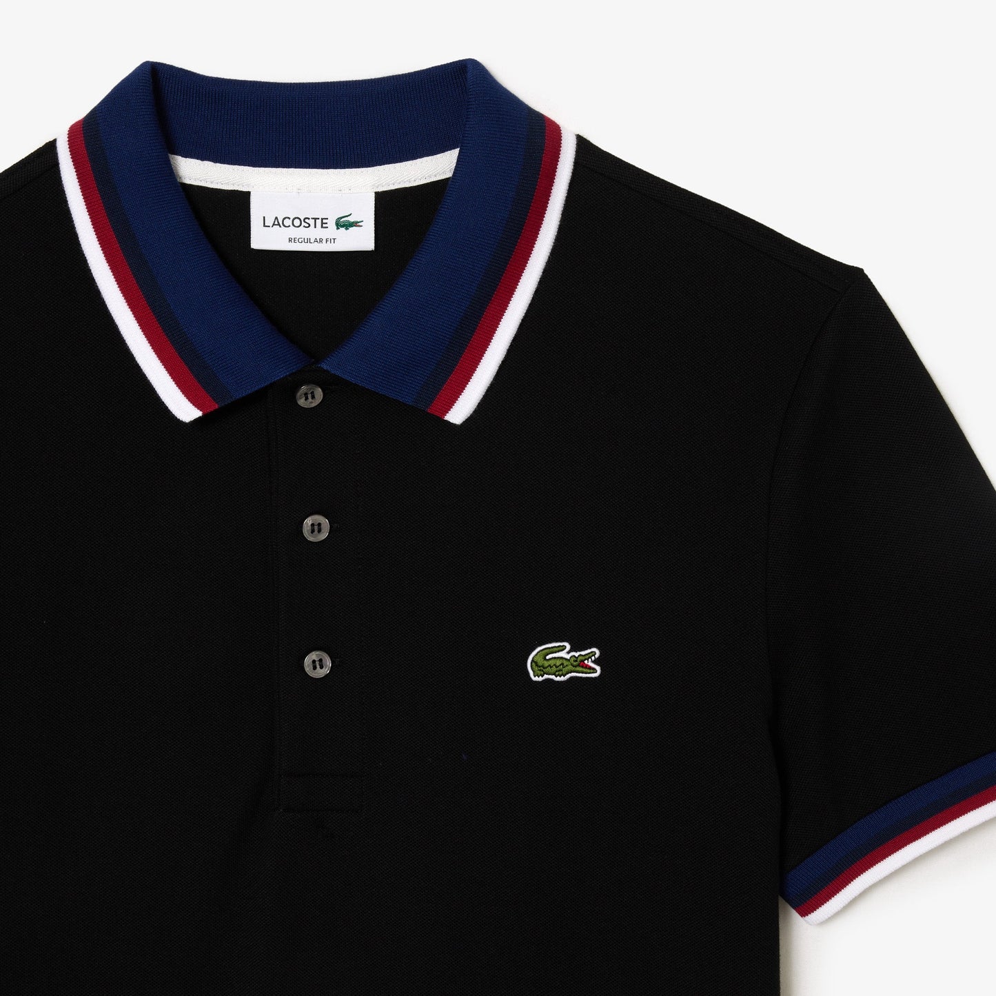 Regular Fit Stretch Cotton Piqué Contrast Collar Polo Shirt - PH3461 - Medaid International