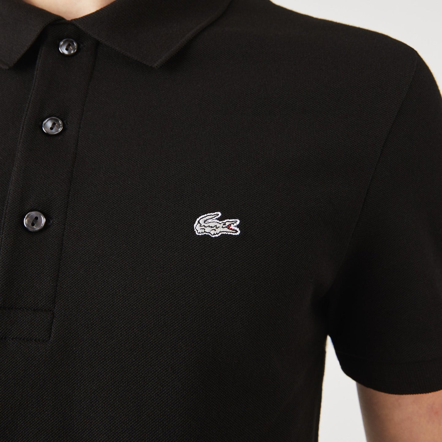 Slim fit Stretch Cotton Piqué Grey Crocodile Polo Shirt - PH4014 - Medaid International