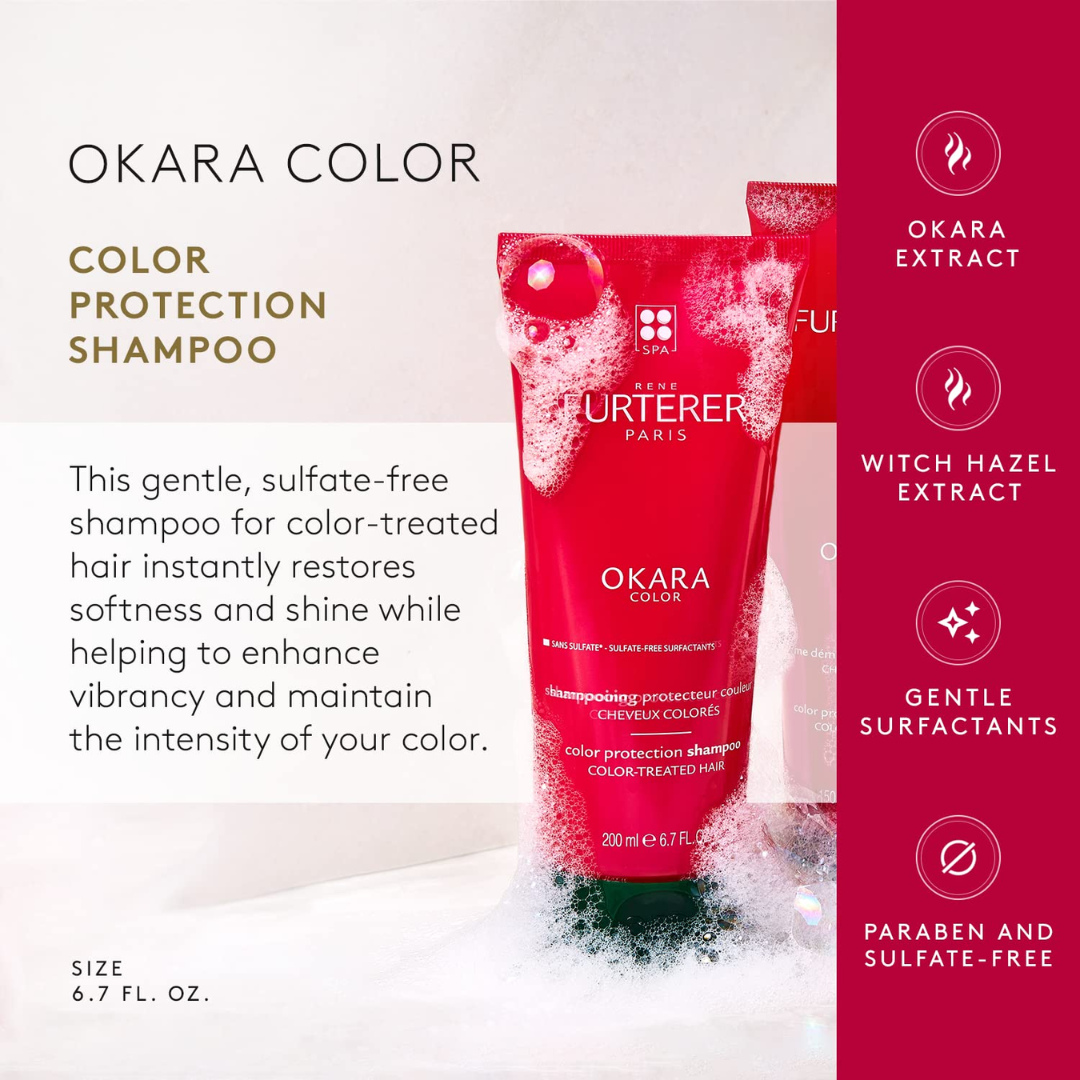 Rene Furterer Okara Protect Color Radiance Enhancing Shampoo 200ml - Medaid