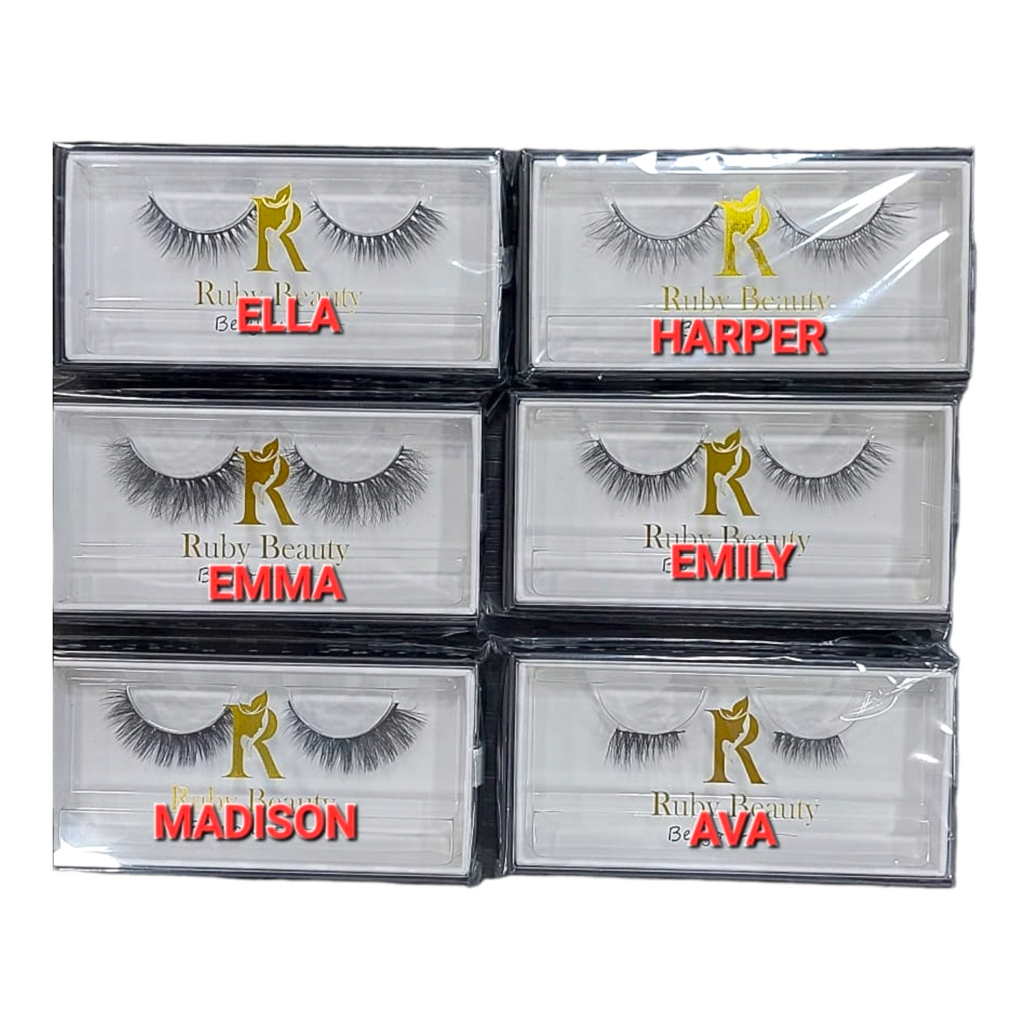 Ruby beauty eyelash set 2 rb-202 - Medaid