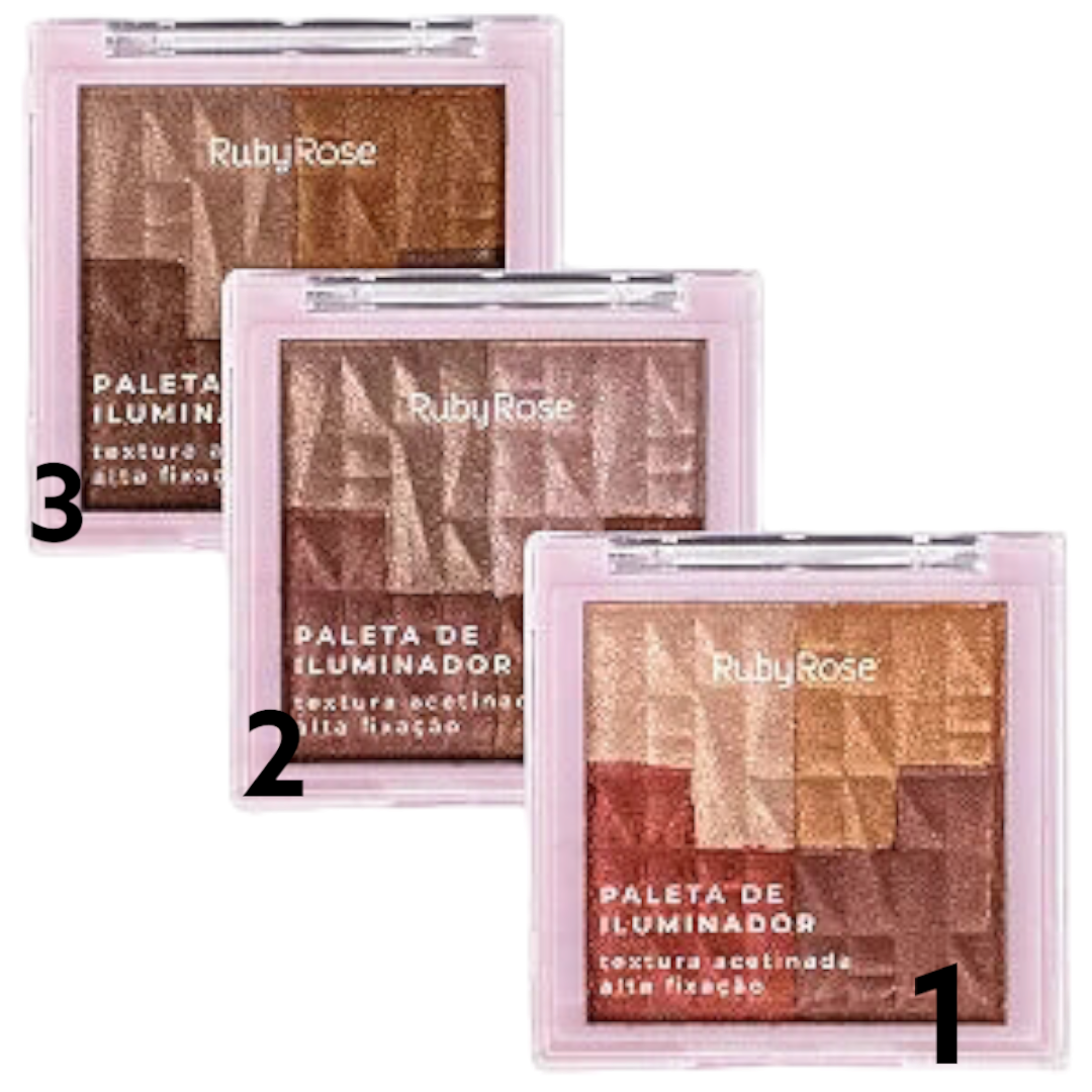 Ruby Rose highlighter palette HB-7234 - Medaid