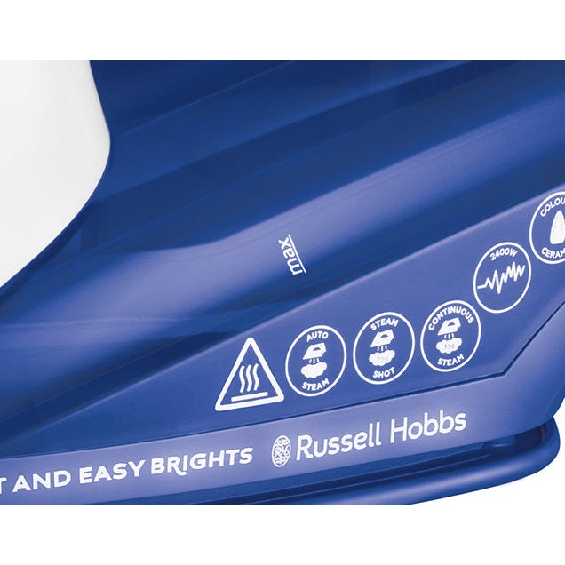 Russell Hobbs Light & Easy Brights Sapphire Iron - Medaid
