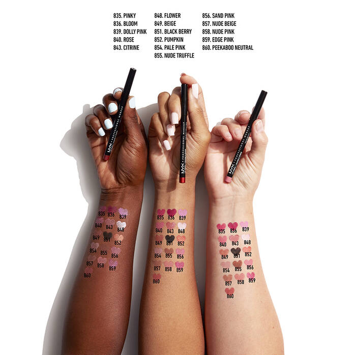 NYX Lip Liner SLIM Lip Pencil - Lipliner - Medaid