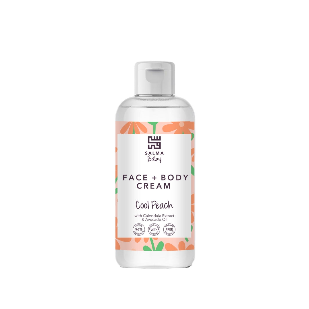 Baby Face & Body Cream Cool Peach
