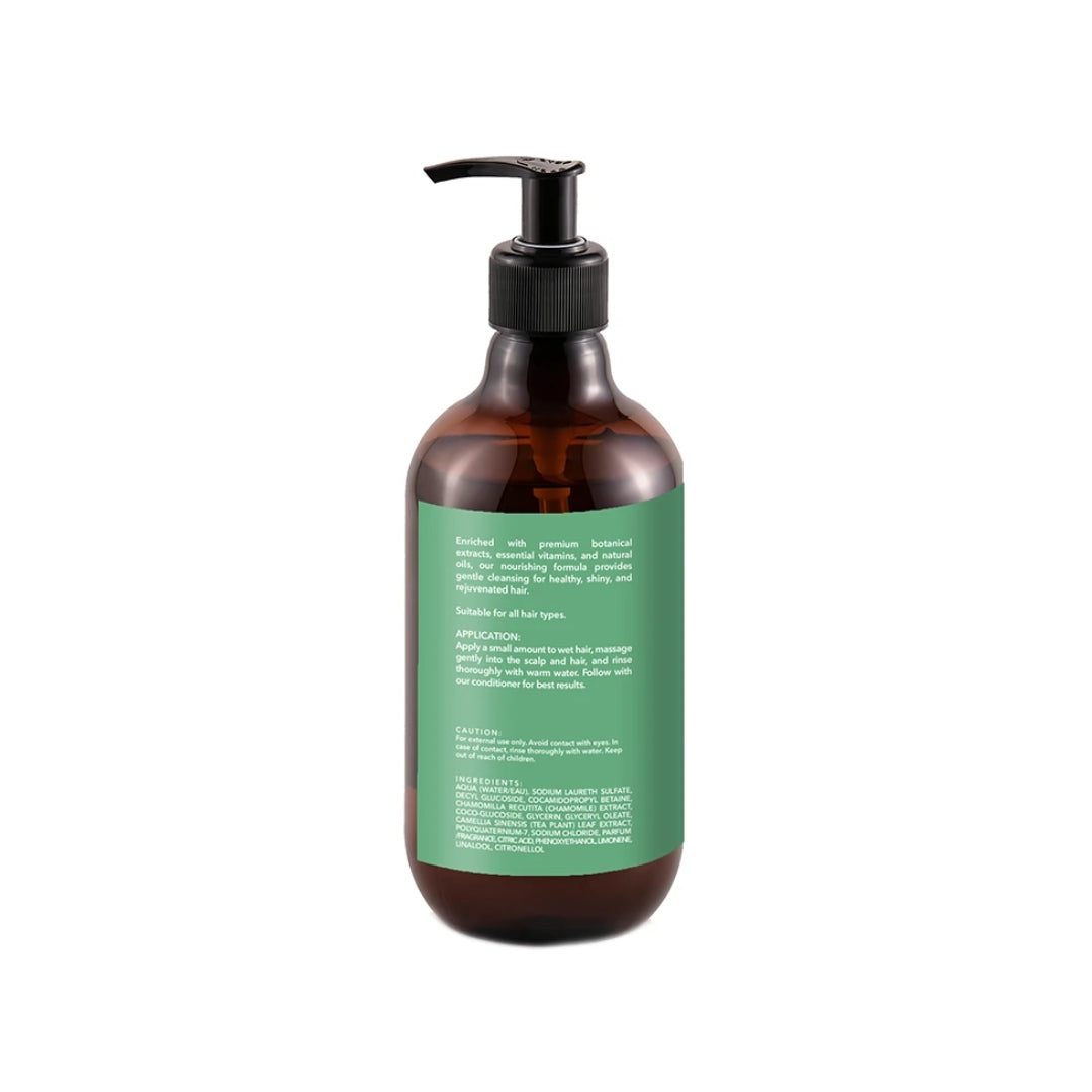Hair Shampoo and Conditioner with Green Tea & Lemongrass for Nourishing Hair Care - Medaid