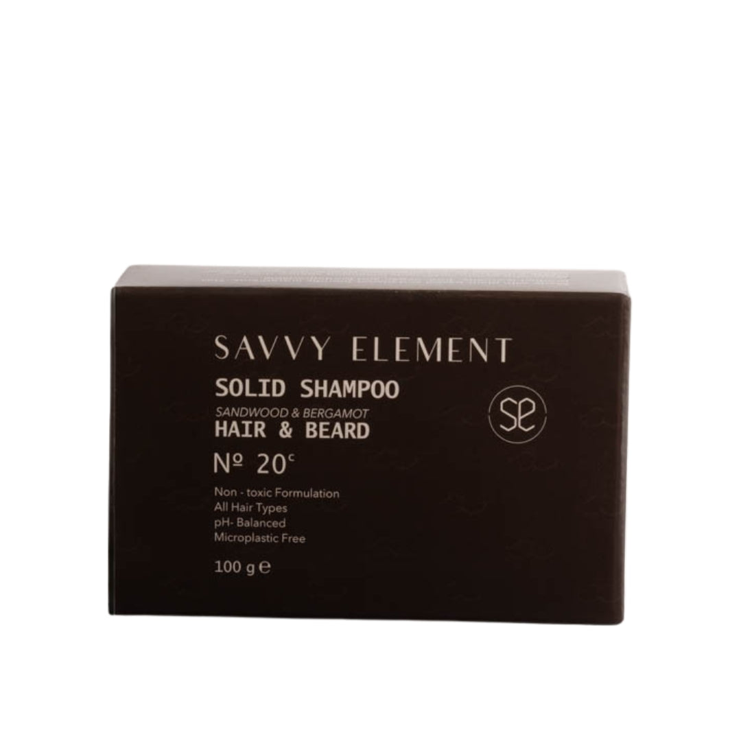 N˚20-C Solid Shampoo Bar For Hair & Beard - Medaid