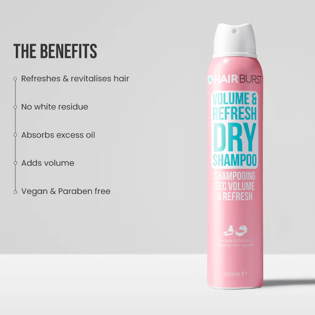 HAIRBURST - Volume & Refresh Dry Shampoo | 200 ML - Medaid