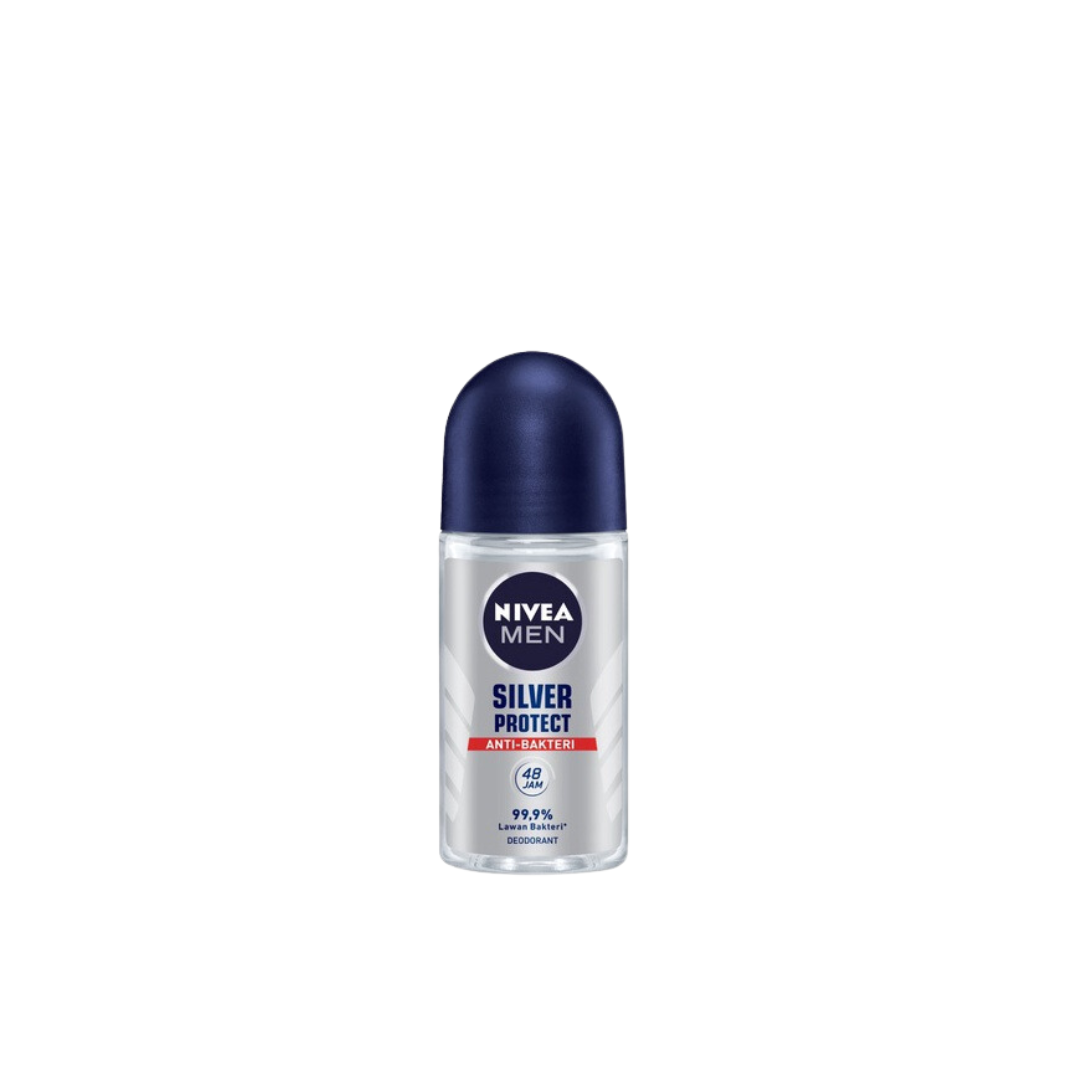 Nivea Silver Protect Deodorant Roll-On For Men 50ml - Medaid
