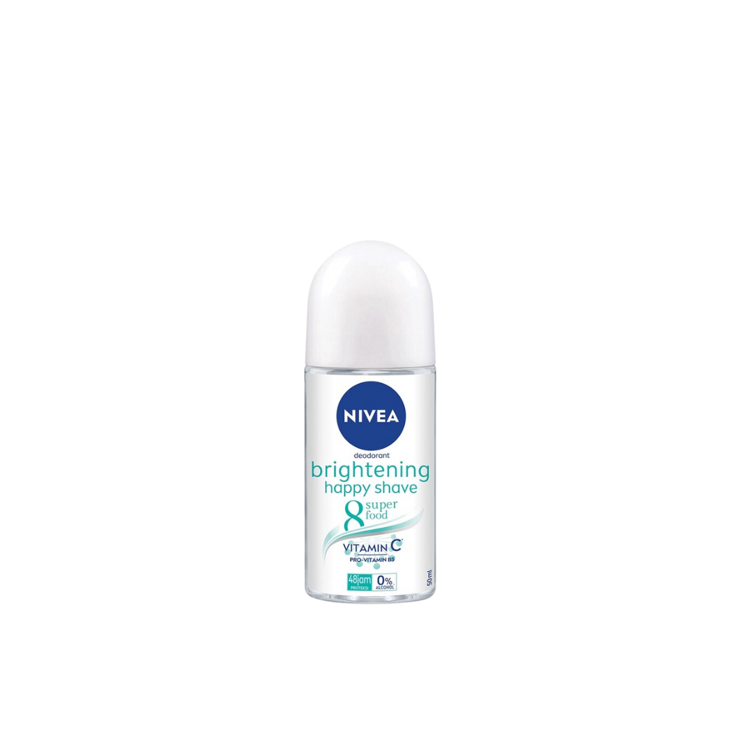 Nivea Brightening Happy Deodorant Roll-On For Women 50ml - Medaid