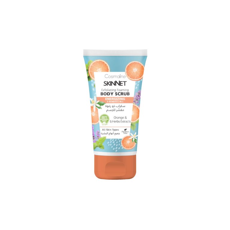SKINNET Foaming Body Scrub Energizing Tube 150ml - Medaid