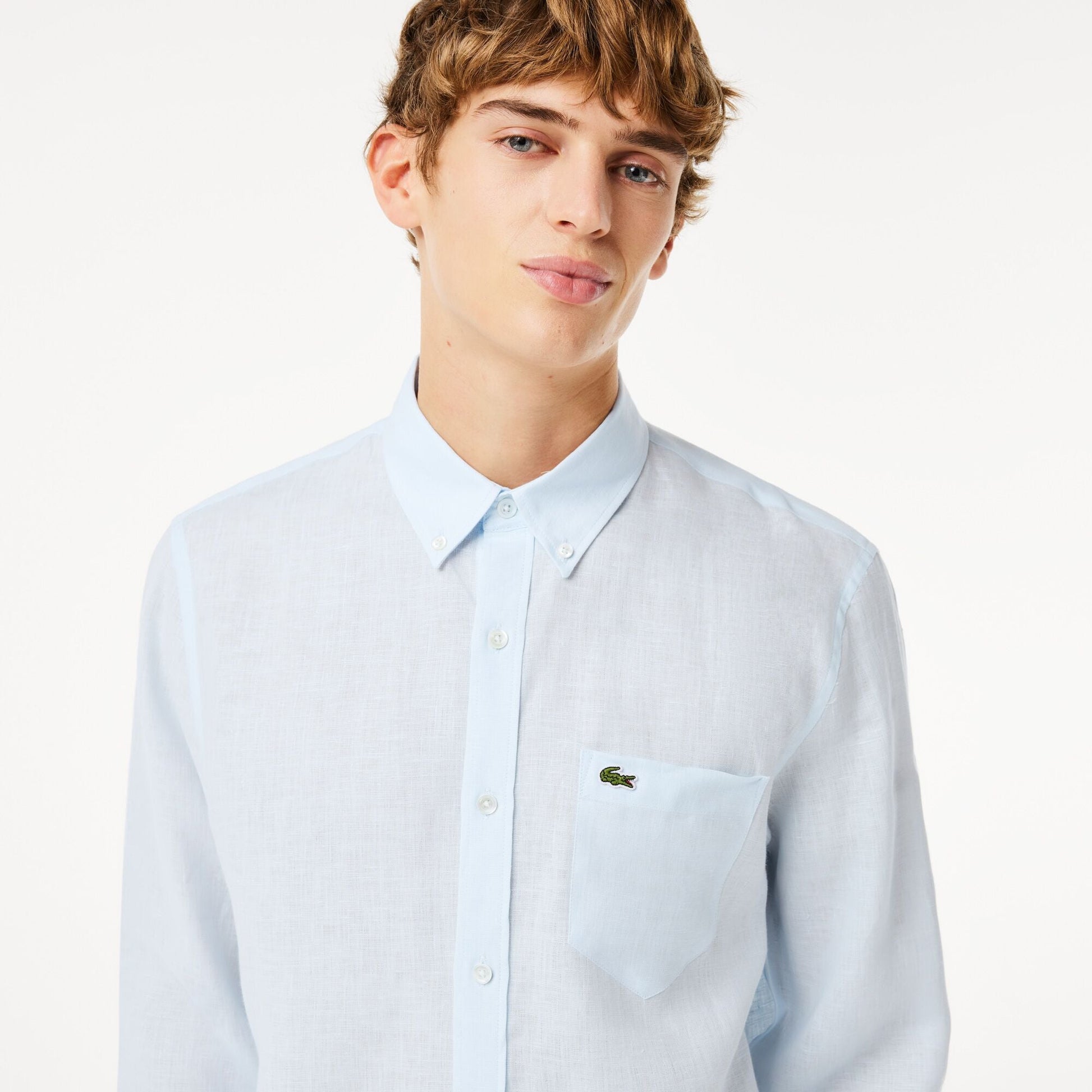 Men's Lacoste Linen Shirt - CH5692 - Medaid International