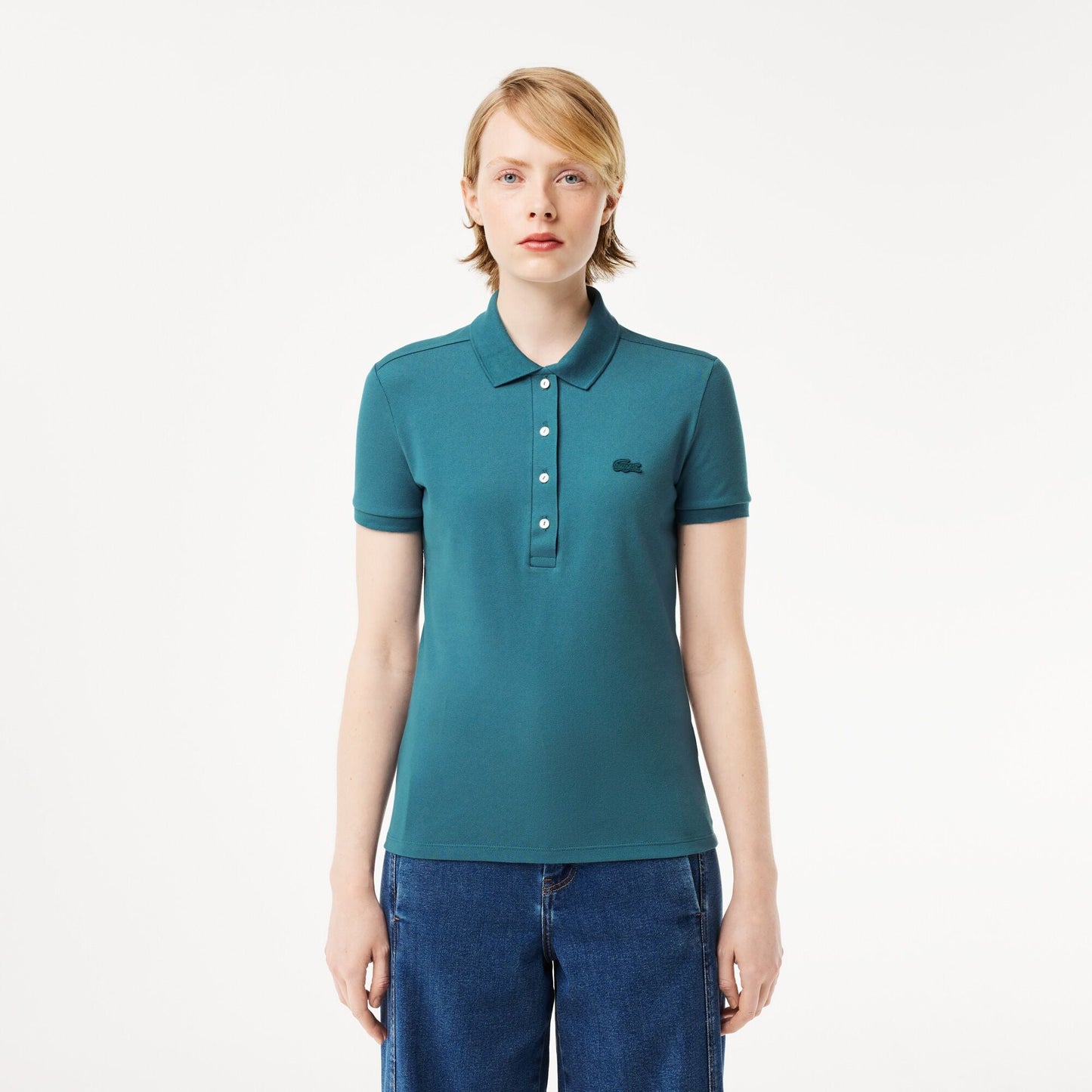 L.12.D Slim Fit Stretch Mini Pique Polo Shirt Pf5462 - Medaid International