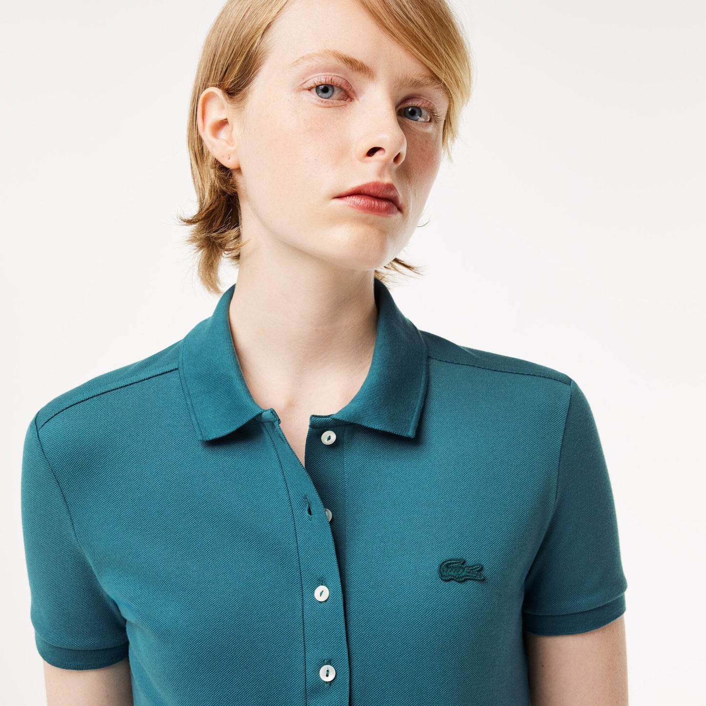 L.12.D Slim Fit Stretch Mini Pique Polo Shirt Pf5462 - Medaid International