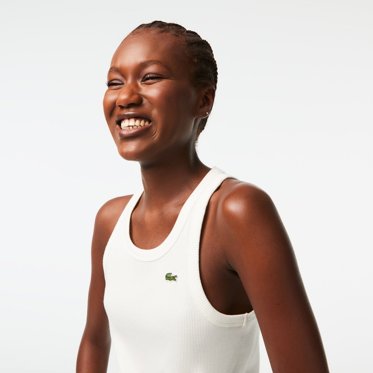 Women’s Lacoste Slim Fit Organic Cotton Tank Top - TF5388 - Medaid International