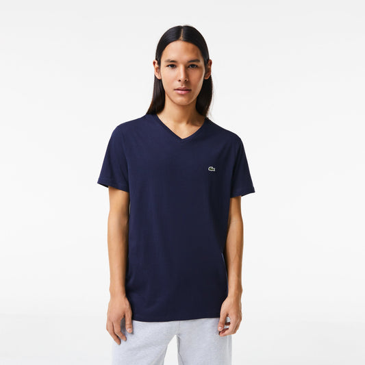 Men's V-neck Pima Cotton Jersey T-shirt - TH6710 - Medaid International